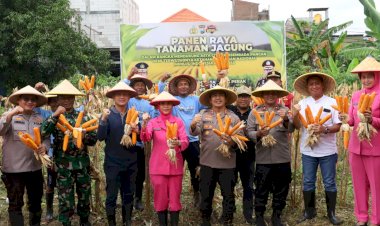 Polres-Pelabuhan-Tanjungperak-bersama-Poktan-Panen-Raya-Jagung-Tahap-7,-Perkuat-Ketahanan-Pangan-Nasional
