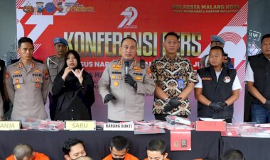 Polresta-Malang-Kota-Selamatkan-17-Ribu-Jiwa-dari-Narkoba,-111-Kasus-Berhasil-Diungkap-Dalam-6-Bulan