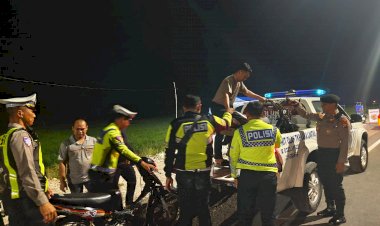 Polisi-Gelar-Patroli-Balap-Liar-di-Jalur-Lintas-Utara-Lamongan-9-Motor-Diamankan