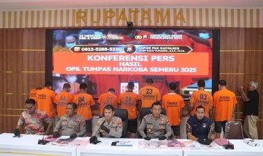 Polres-Probolinggo-Kota-Amankan-10-Tersangka-Jaringan-Narkoba-Dalam-Operasi-Tumpas-Semeru-2025