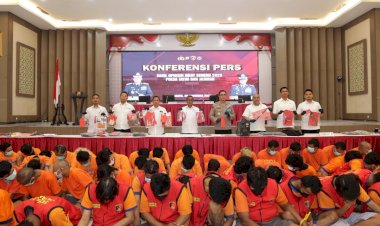 Polda-Jatim-Berhasil-Ungkap-1.443-Kasus-dan-Amankan-1.135-Tersangka-Selama-Operasi-Sikat-Semeru-2025