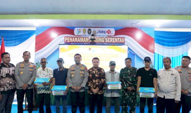 Polresta-Sidoarjo-Tanam-Jagung-Serentak-Kuartal-I,-Komitmen-Dukung-Swasembada-Pangan