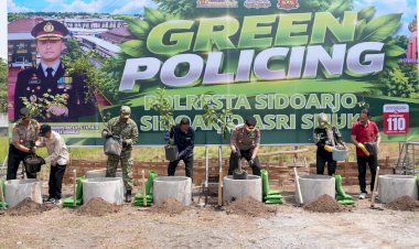 Polresta-Sidoarjo-Dorong-Pelestarian-Lingkungan-Melalui-Green-Policing
