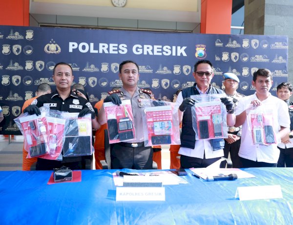 Polres Gresik Ungkap Jaringan Sabu di Menganti, Tersangka Pengedar dan 31,811 Gram Sabu Diamankan