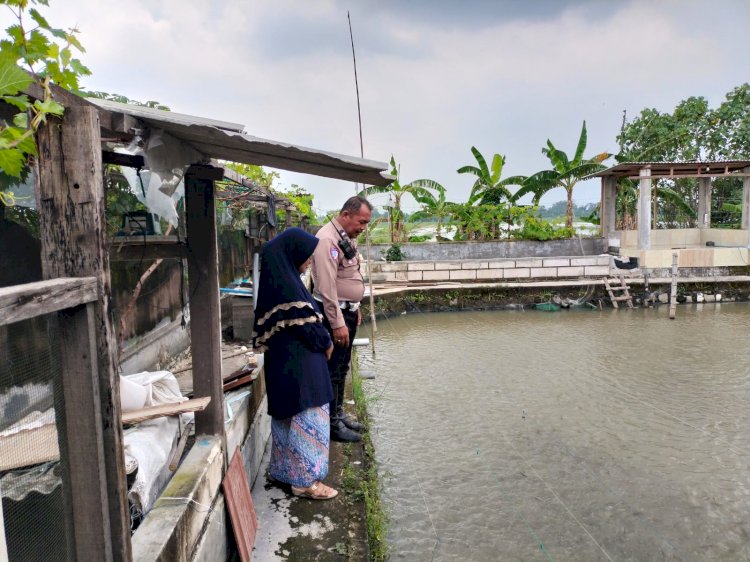 Polisi Sidoarjo Dorong Warga Budidaya Ikan Nila untuk Ketahanan Pangan Mandiri