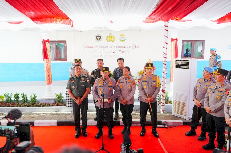 Kapolri Resmikan SPPG Polres Jembrana, Komitmen Sukseskan Program MBG