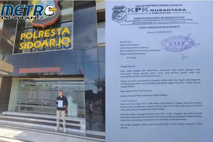 Polresta Sidoarjo Tegaskan Tak Ada Penggelapan Alat Deteksi Kabel, Semua Sesuai Prosedur Hukum