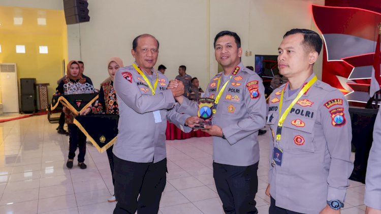 Sukses Selesaikan Sejumlah Perkara Tindak Pidana Polresta Sidoarjo Raih Penghargaan dari Kapolda Jatim