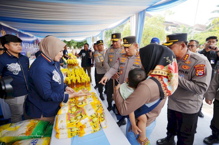 Kapolri Tinjau GPM Polda Banten, Telah Distribusikan 27 Ton Beras SPHP ke Masyarakat