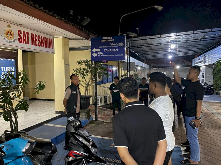 Respon Cepat Polres Ngawi Berhasil Amankan Sejumlah Remaja Konvoi Lempar Petasan