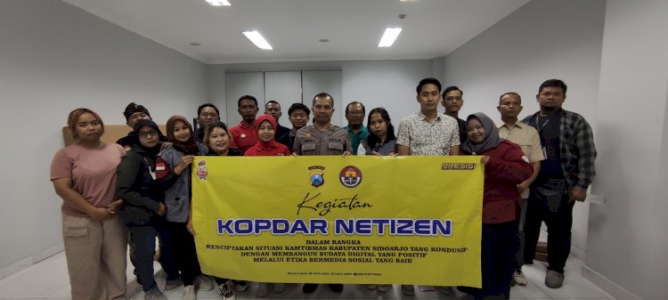 Humas Polresta Sidoarjo Ajak Masyarakat Bijak Bermedsos di Tengah Situasi Kamtibmas Saat In