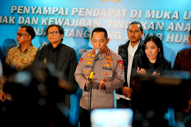 Gelar Dialog Publik Bareng Koalisi Masyarakat Sipil, Kapolri: Serap Aspirasi untuk Jaga Ruang Demokrasi