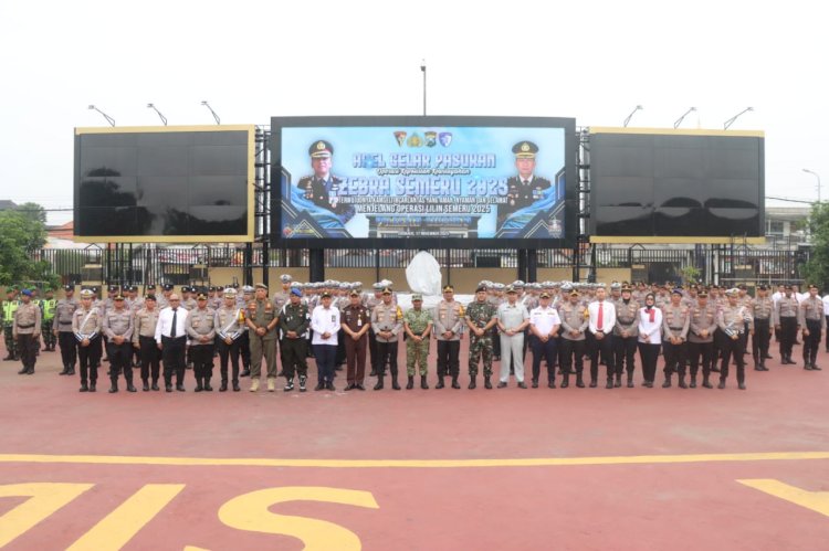 Polresta Sidoarjo Gelar Operasi Zebra Semeru 2025, Wujudkan Kesadaran Berlalu Lintas dan Cegah Fatalitas di Jalan Raya