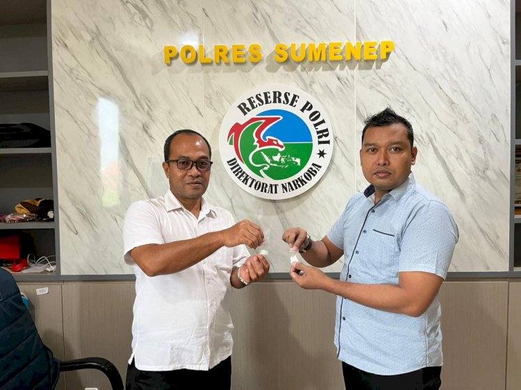 Polres Sumenep Amankan Tersangka Pengedar Sabu di Talango