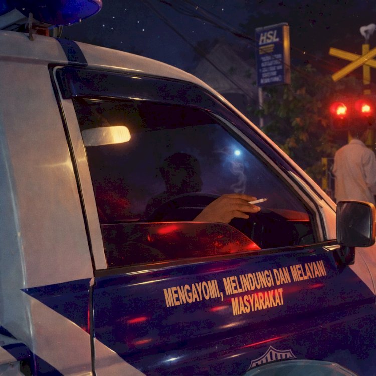 Kapolsek Tanggulangin Beri Peringatan Keras Anggota yang Merokok Saat Mengemudikan Mobil Patroli