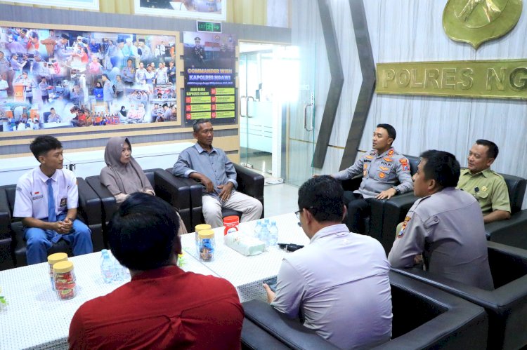 Polres Ngawi Apresiasi dan Dukung Pesilat Muda Berlaga di Kejuaraan Dunia