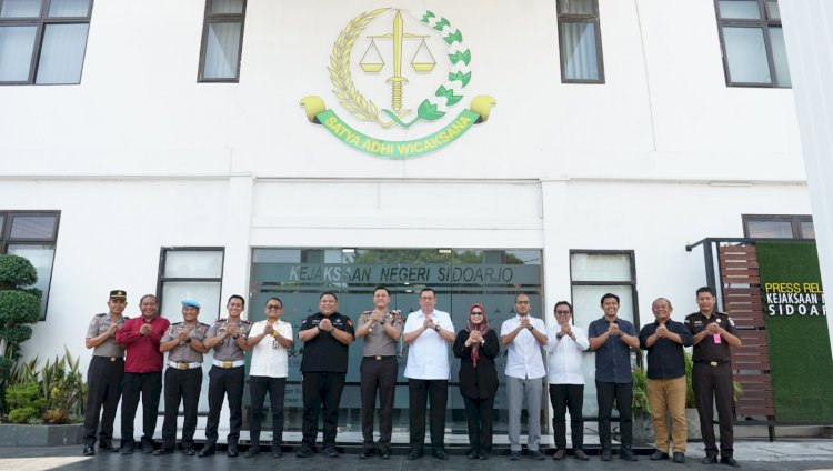 Kapolresta Sidoarjo Silaturahmi ke Kajari, Perkuat Sinergitas Penegakan Hukum